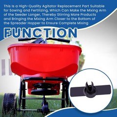 1Pcs For Echo RB-60 Broadcast Spreader Upgrade Agitator Replacement Part Plastic