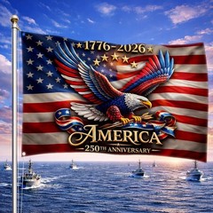 250 Years Anniversary Freedom 4th July Eagle US Flag (24*36 /36*60/ 48*72 Inch)