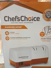 Chef’s Choice Diamond Hone Electric Knife Sharpener D202 2 Stages Orange White