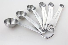 Household Stainless Steel Measuring Spoon Six-piece Set Kitchen Cooking Tool