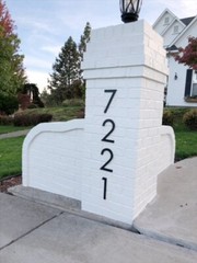 8 inch Modern House Address Numbers Letters, color choices