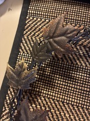 Metal Leaf Wreath 15″ Unbranded For Wall Or Door