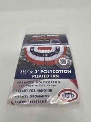 Valley forge Flag Pleated 18” X 36” Polycotton 100% USA Made PACK OF 2