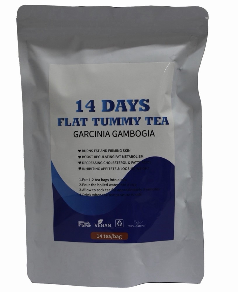 14 Days Flat Tummy Tea Garcinia Cambogia Herbal Vegan 100% Natural 14 Bags
