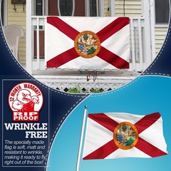 Anley Rip-Proof Double Sided 3-Ply Florida State 3×5 Ft USA FL State Flags