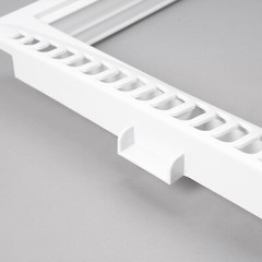 White Crisper Drawer Cover Frame Fit For Frigidaire Refrigerator 240364787 New