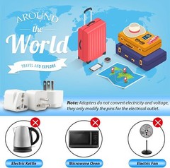 1-500 Pcs European EU To US American Adapter Plug Converter Euro Asia to USA Lot