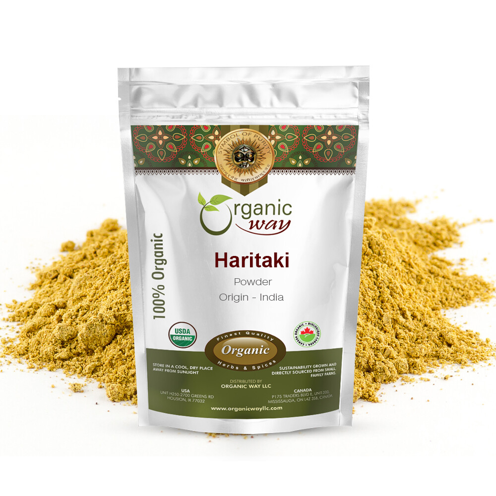 Organic Way Haritaki Powder – Organic, Kosher & USDA Certified