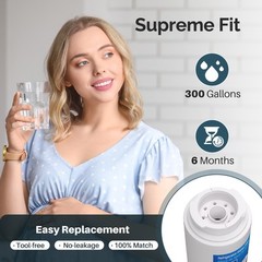 ICEPURE RWF0900A Fit For WRX735SDHZ Filter4 WRF555SDFZ09 9006 Water Filter 4Pack