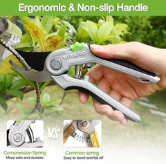 Professional Premium Pruning Shears, Hand Pruners, Garden Clippers