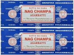 Satya Sai Baba Nag Champa Agarbatti Pack of 2 Incense Sticks Boxes 250gms Each