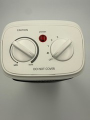 Mainstays 1500W Personal Ceramic Fan-Forced Space Heater – White – WSH10C2AWW