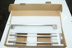 Slim Cabinet Pulls Silvertone 10″ Brushed Nickel Finish Pack of 5 Slim Bar