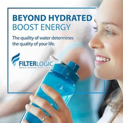 FilterLogic Pitcher Water Filter, Replacement for Brita Classic (6 packs)