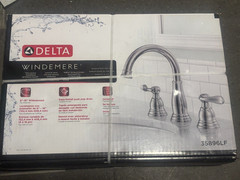 Delta Windemere Wide Spread Faucet 35896LF in Chrome