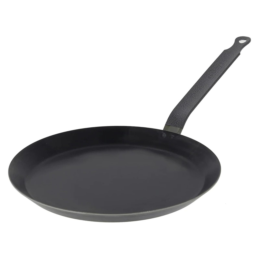 De Buyer Carbon Steel Crepe & Tortilla Pan 9.5” Diameter, 7.5” Cooking Surface