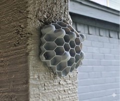 Chemical Free Wasp Nest Decoy Hornet Deterrent Gray Pack of 10