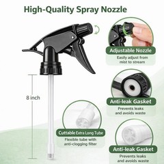 Plastic Trigger Spray Bottle 16 OZ Heavy Duty Chemical Resistant Sprayer