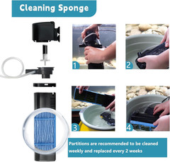 600GPH Cold Plunge Filter for 300-1000 Gal U-V Sanitation, Cold Pod Ice Bath Tub