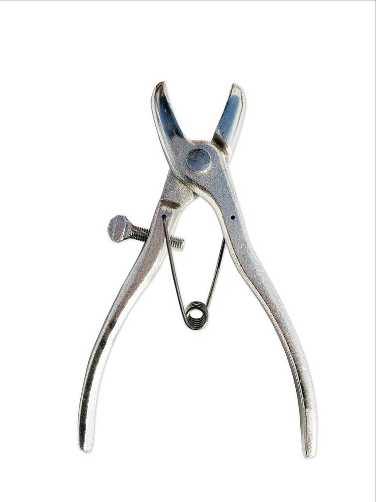 American Power Pull 6-5/8″ Hog Nose Pliers, Zinc Plated Iron, Silver