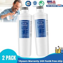 2X FOR LG LT1000P Refresh Refrigerator Ice Water Filter ADQ747935 GF-D706BSL