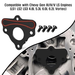 Camshaft Retainer Plate Kit Gasket and Bolt set fits GM Gen 3 4 5 LS