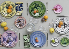 Richard Ginori Oriente Italiano – Flat Plate 26.5cm Azalea Porcelain Ginori