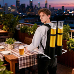 Portable Beer Dispenser, Dual Tank Backpack Drink Dispenser, Backpack Beer