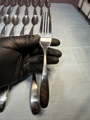 Oneida Stafford 63 Piece Set Satin Stainless 18/10 EUC Read Description