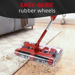 4000 RPM Swivel Sweeper Cordless Vacuum Lightweight 360 Swivel Rechargeable Quad