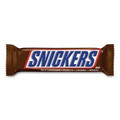 Snickers Original Candy Bar, Full Size, 1.86 oz Bar, 48 Bars/Box