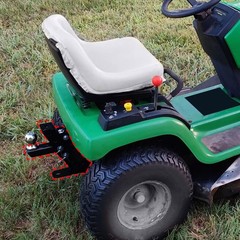 For John Deere Lawn Mower Tractor Hitch Riding Garden Tractor Trailer Attachment