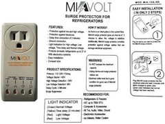 1800W Voltage Brownout Appliance Surge Protector 3-Years Warranty