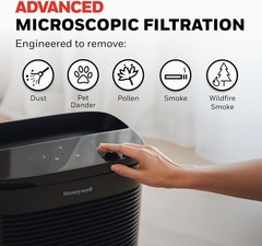 Honeywell PowerPlus HEPA Air Purifier for Home, 968 Ft² Rooms in 1 hour HPA3100