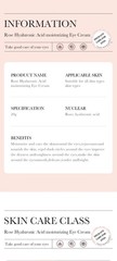 BIOAQUA Rose & Hyaluronic Acid Eye Patches | Travel Size Dark Circles Mask
