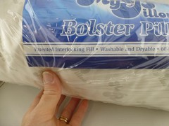 MyPillow Bolster Pillow 6″ Round x 18″ White Shredded Poly Fill USA Made R5