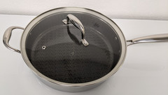 Hell’s Kitchen Hybrid Tri-Clad 4 Qt Sauté Pan w/ Lid | Nonstick PFAS-Free Used