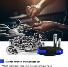 Tool Kit 259-Piece Hand Tools Set with Toolbox Repair Home Car Tools