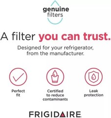 2pack Frigidaire EPTWFU01 Pure Source Ultra II Refrigerator Water Filter Sealed