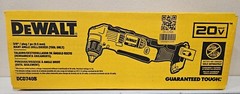 New DeWalt 20v Max Cordless 3/8″ Right Angle Drill/Driver DCD740B 90 Degree