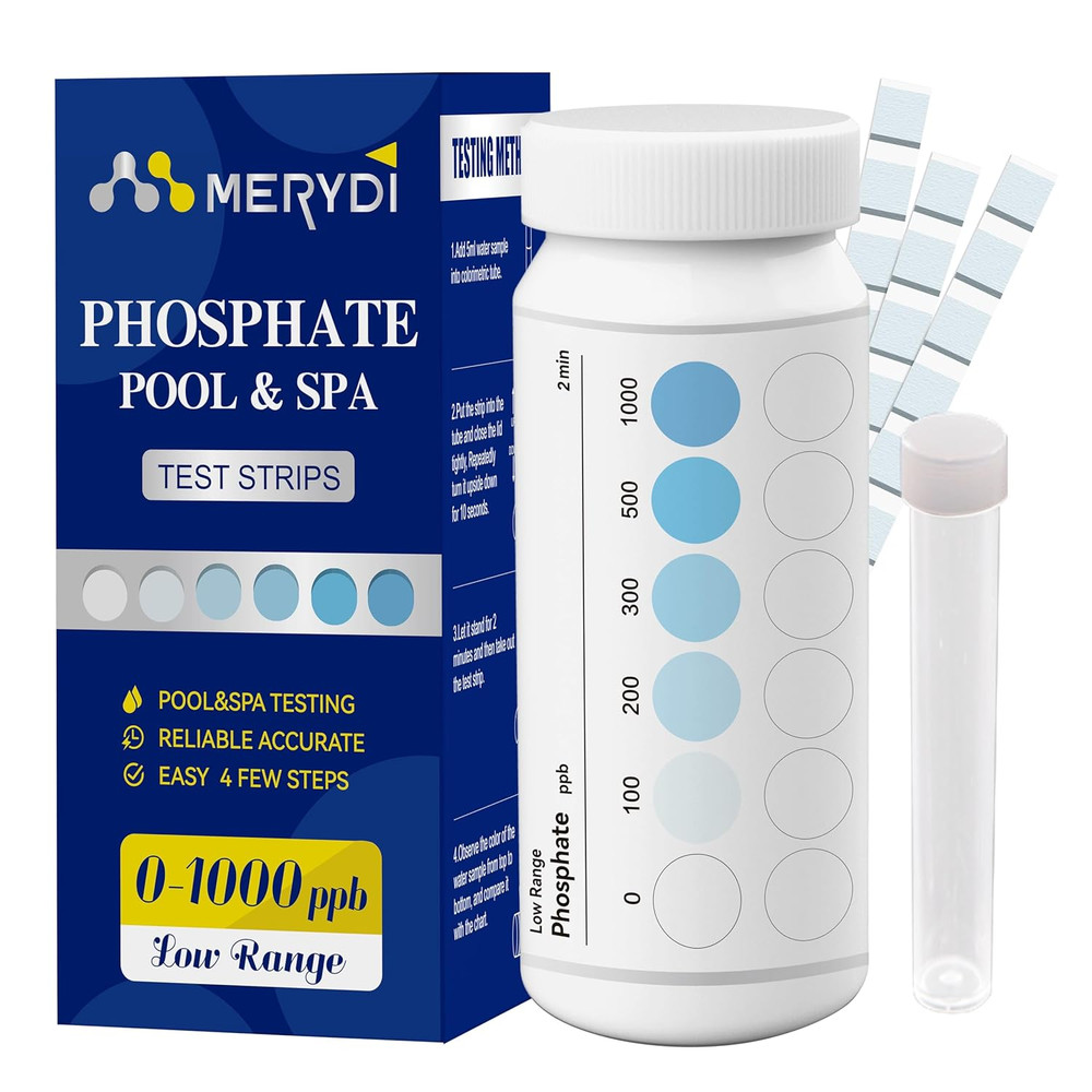 Phosphate Test Kit for Pool,50 Strips Strip