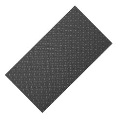 Uimoso Garage Floor Mat 4×10 ft PVC Diamond Pattern Non-Slip and Easy to Clean