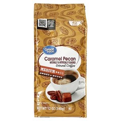 (PACK OF 2) Great Value Caramel Pecan Ground Coffee, 12 oz