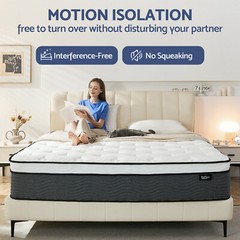 14 inch Memory Foam Mattress Queen Size Twin Full King Pocket Springs Mattress