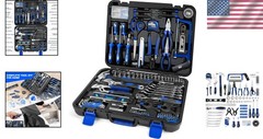 Tool Kit 259-Piece Hand Tools Set with Toolbox Repair Home Car Tools