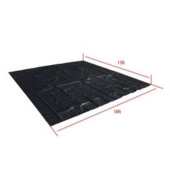 13ft*18ft Black Pond Waterproof Liner 20 Mil Thickness Fish Pond Liner HDPE