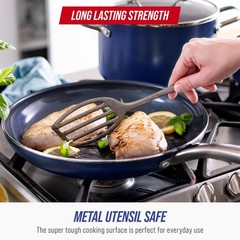Blue Diamond 11 Piece Cookware Set, Diamond Infused PFAS & PFOA-Free Ceramic …