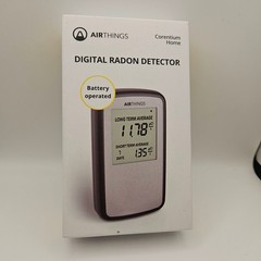 Airthings Corentium Home Radon Detector 223 Portable, Lightweight, Easy-to-Use,