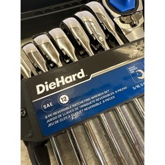 DieHard 8-Piece Reversible Ratcheting Wrench Set SAE, 12, Hand Tools 5/16 – 3/4″