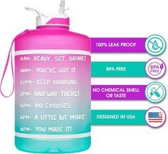 NatureWorks HydroMATE Gallon Water Bottle 128 oz (Pink Ombre)